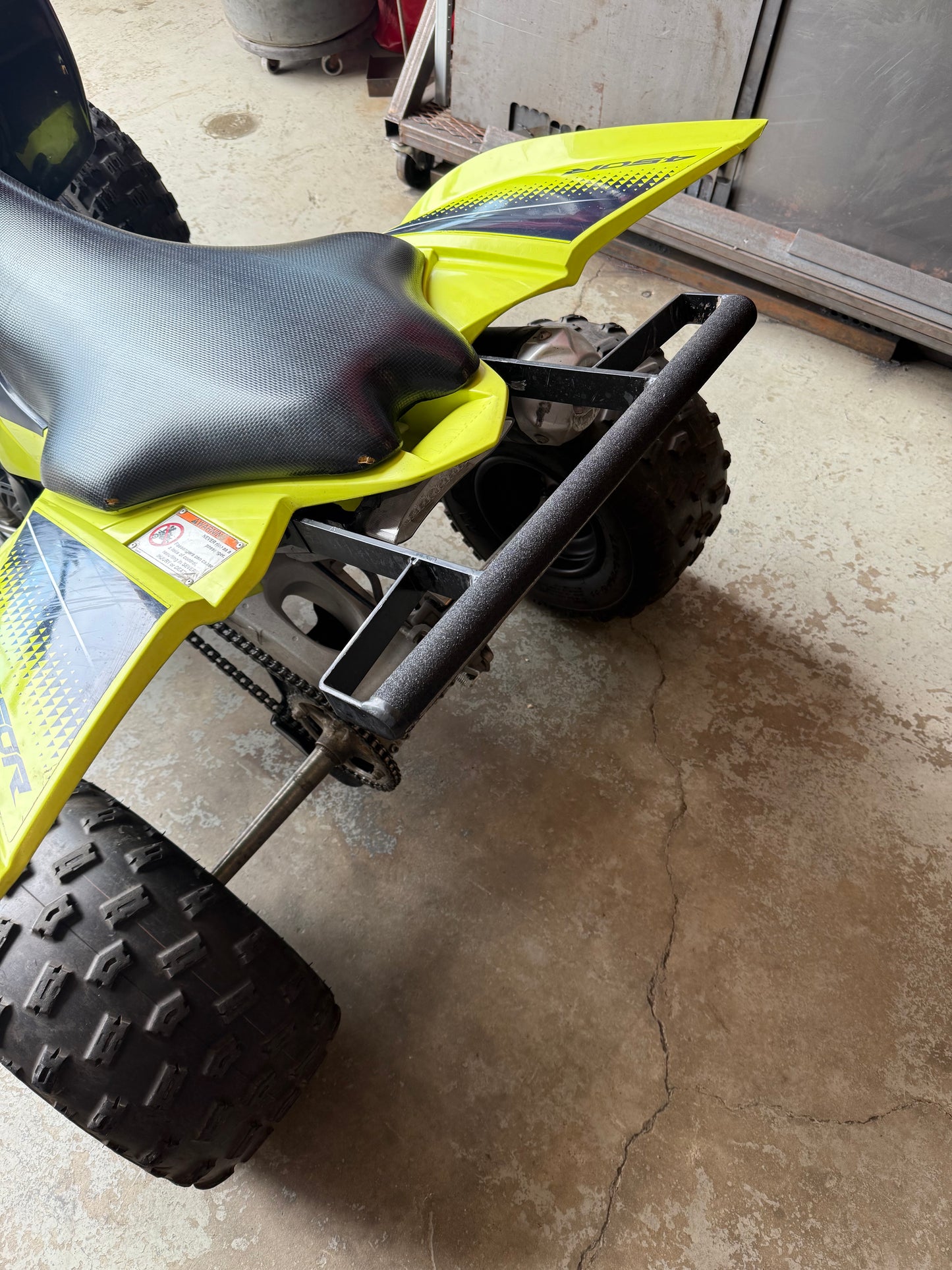 YFZ 450 Straight Grab Bar