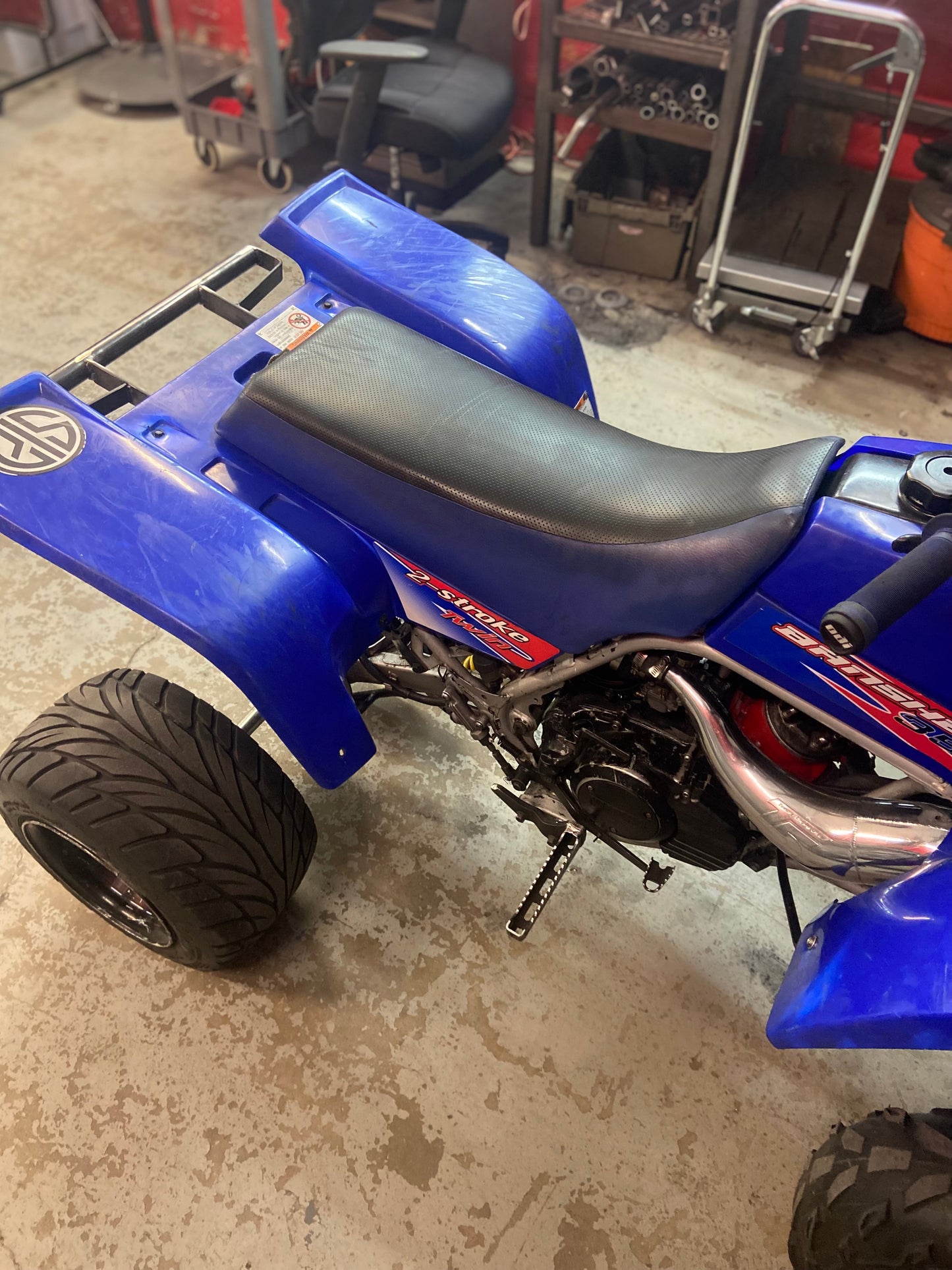 Banshee 350 Straight Grab Bar