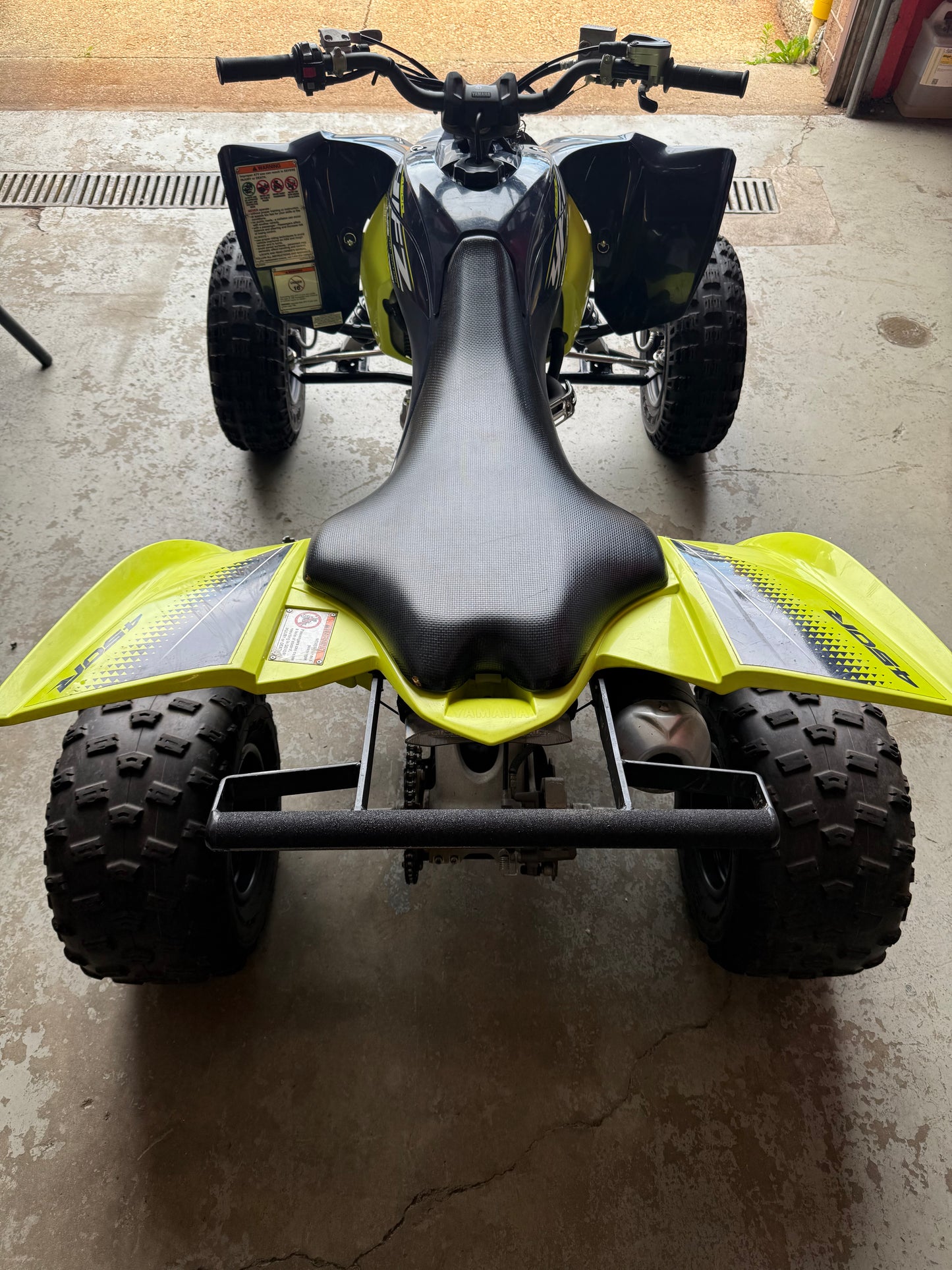 YFZ 450 Straight Grab Bar